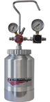 C.A. Technologies 51-132 Techline 2-quart pressure cup with dual regulators and gauges C.A. Technologies 51-132 Techline 2-quart pressure cup with dual regulators and gauges